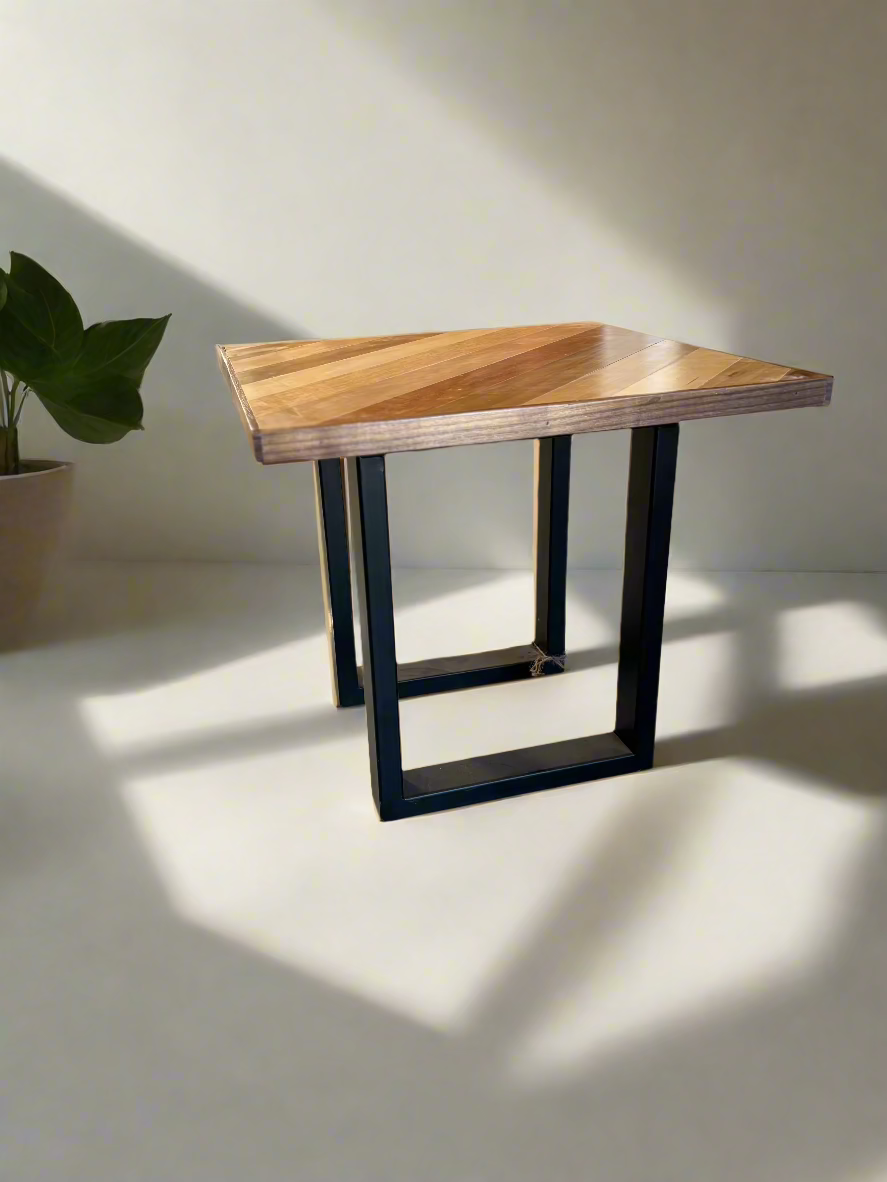Mixed Wood Accent Table