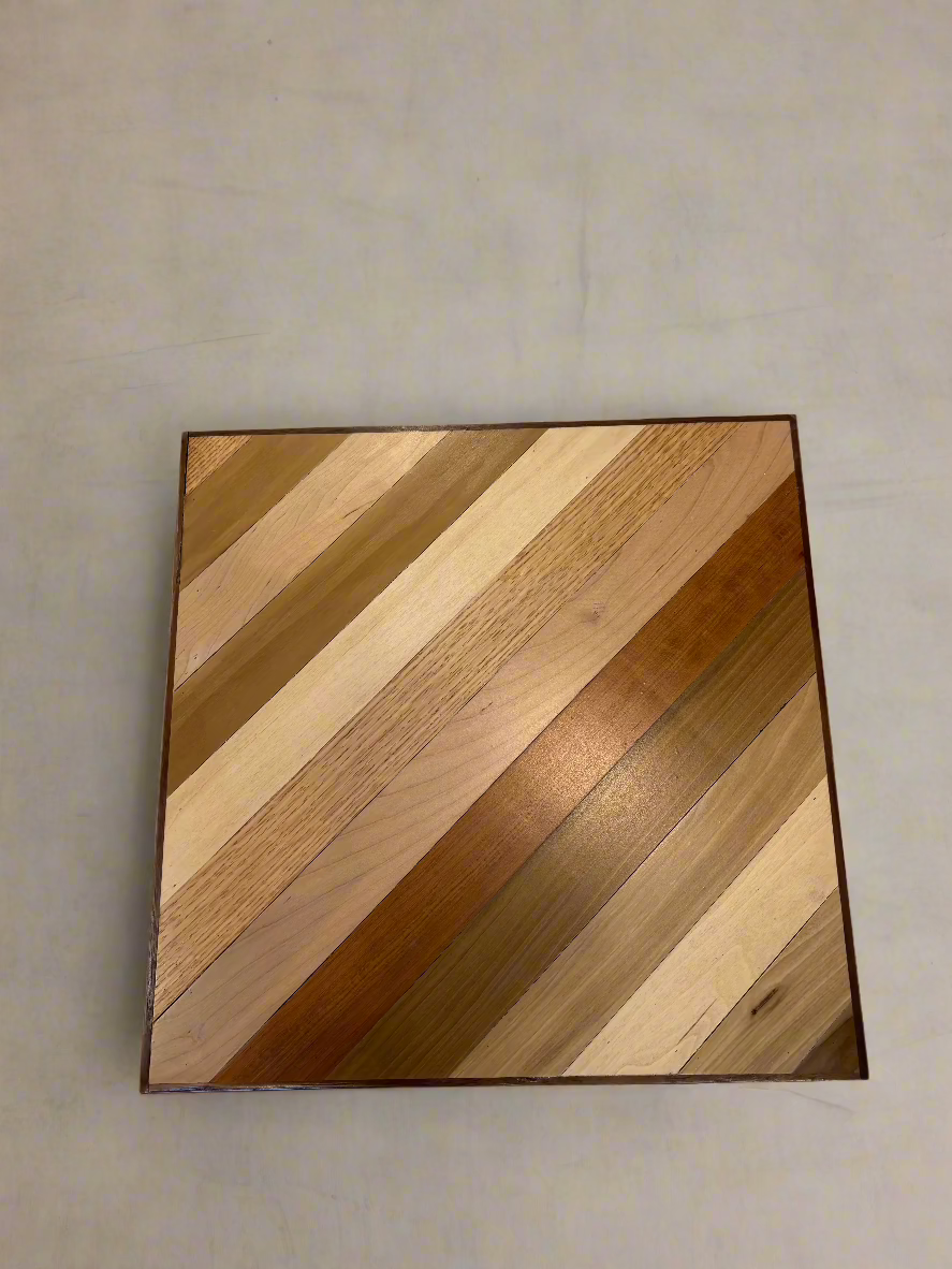 Mixed Wood Accent Table